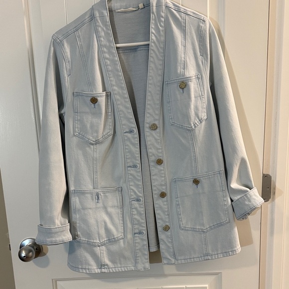 Soft Surroundings Jackets & Blazers - Soft Surroundings Sky Blue Denim Jacket